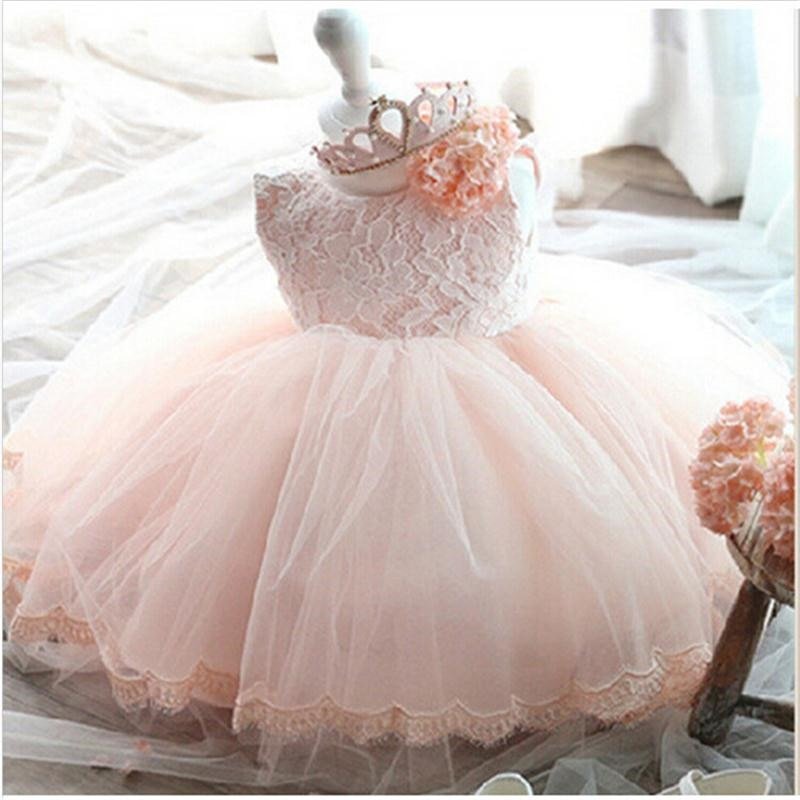 Baby Girl's Long Sleeve Party Dress