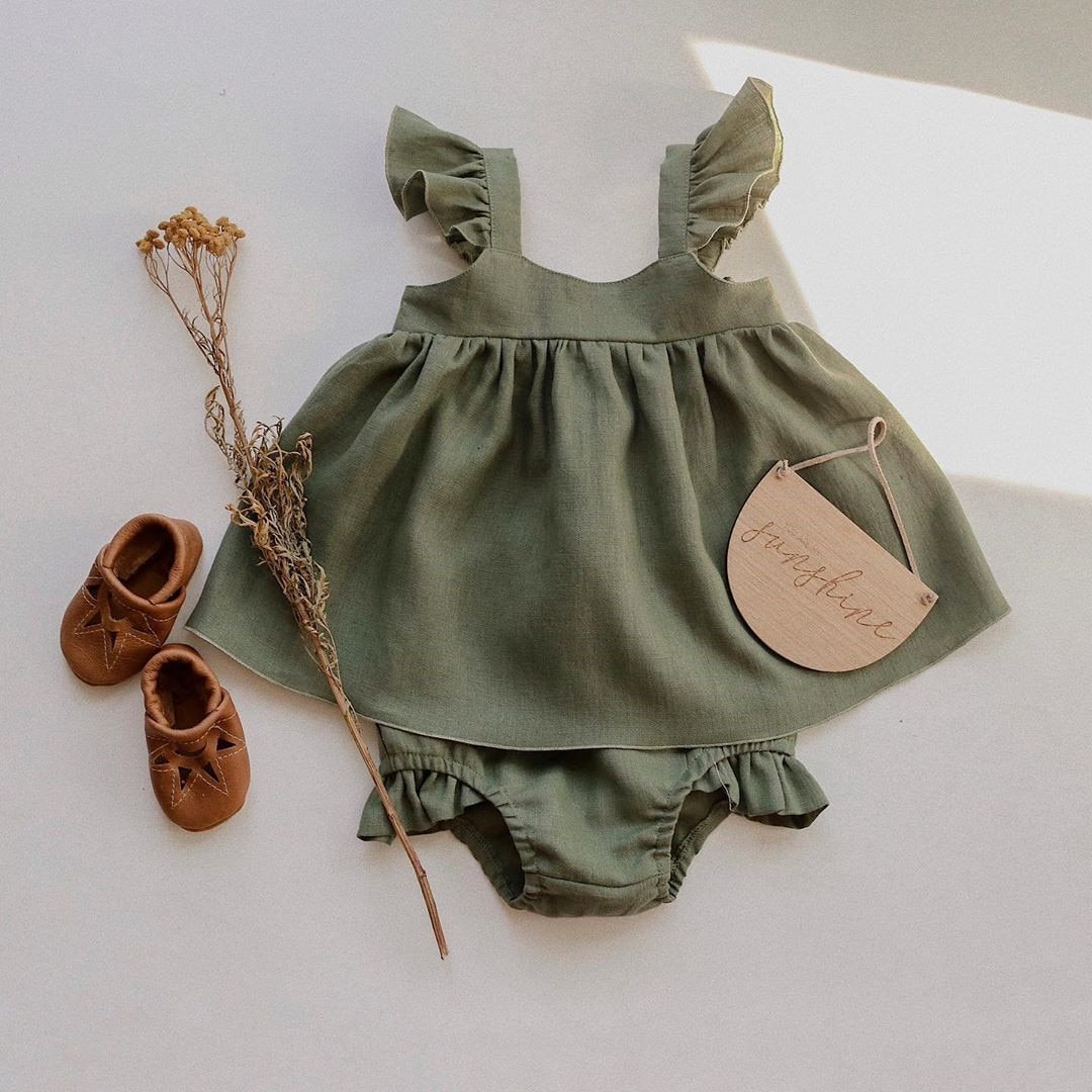 Sleeveless Baby Girl's Dress