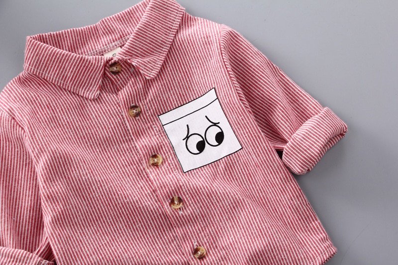 Baby Boy's Plaid Cotton Long Sleeve Shirt
