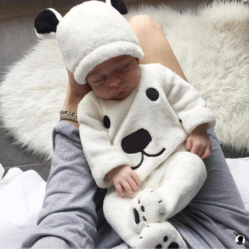 Baby Boy's Warm Long Sleeve Clothing Set