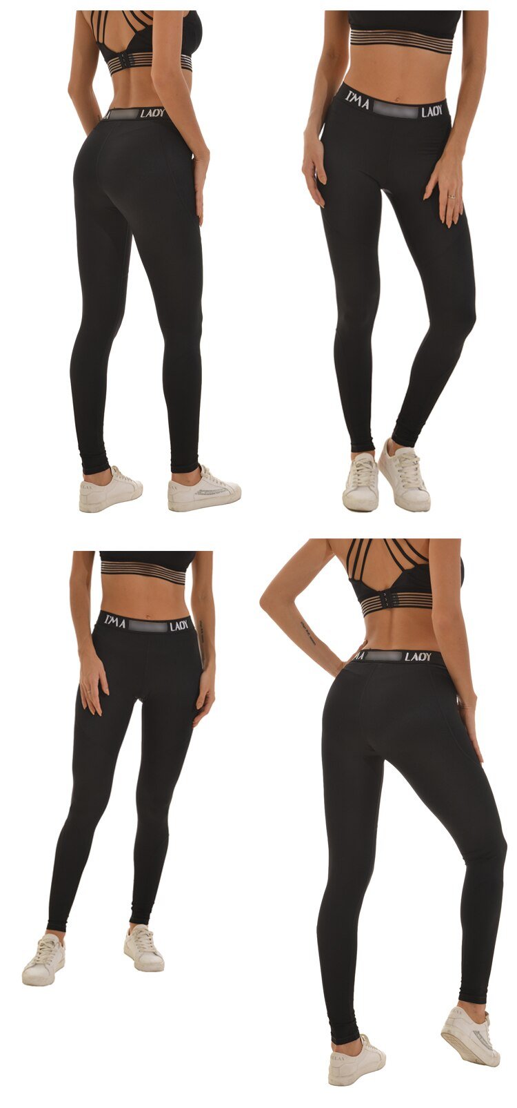 Woman Pants Spring Streetwear Comfort Slacks Casual Long Female Black Cycling Running Fitness Joggers Elastic Waist New Trousers