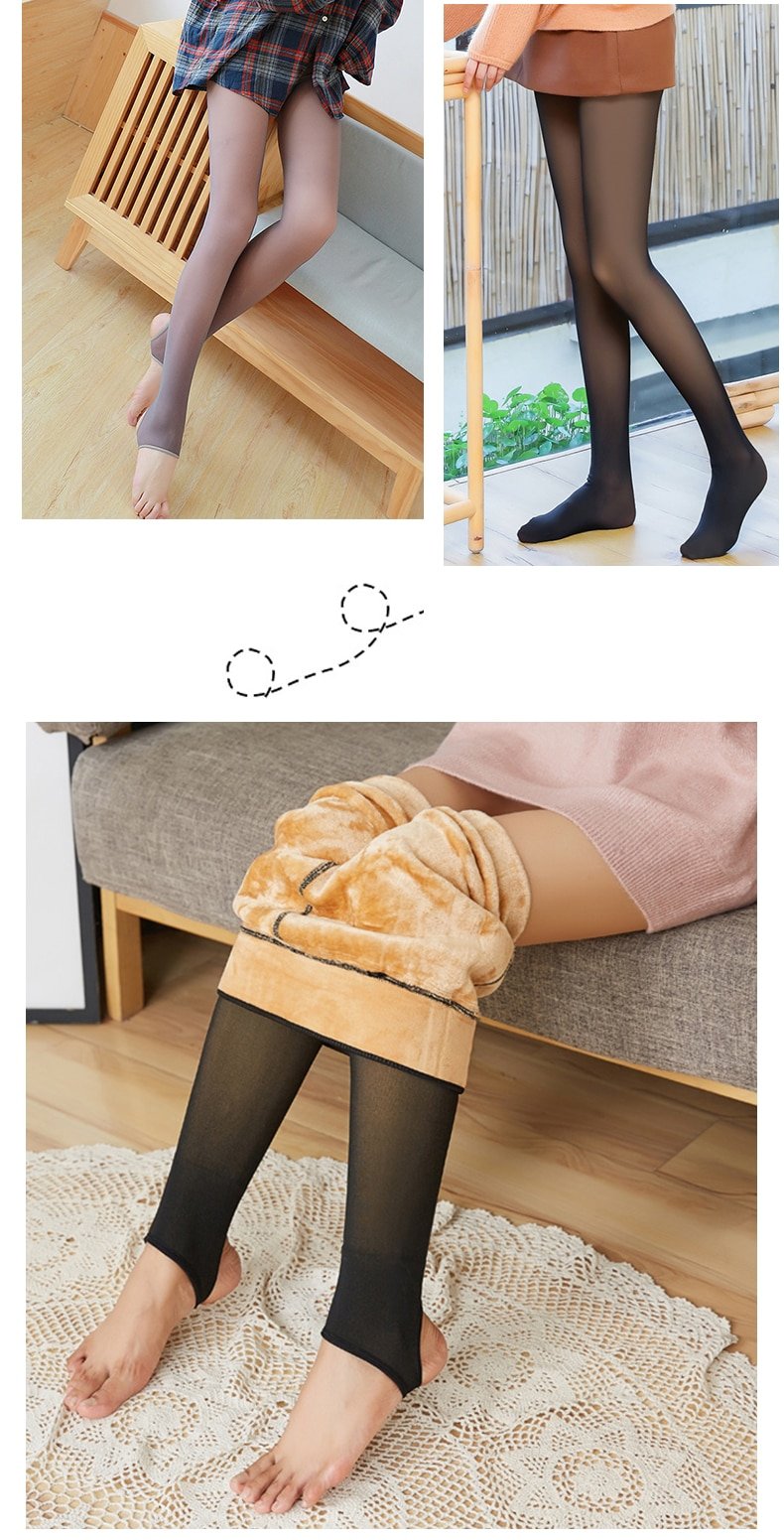Women Warm Winter Leggings High Waist Slim Leggings for Women skin-transparent And Velvet Leggings Winter 2020 New
