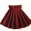 Houndstooth red