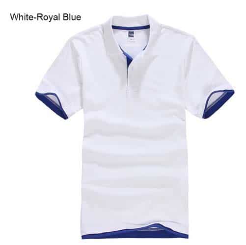 white Royal blue