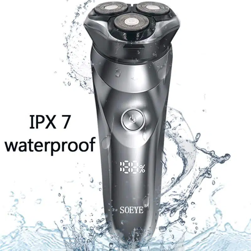 IPX7 shaver Silver