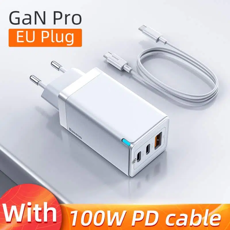 EU With Cable White