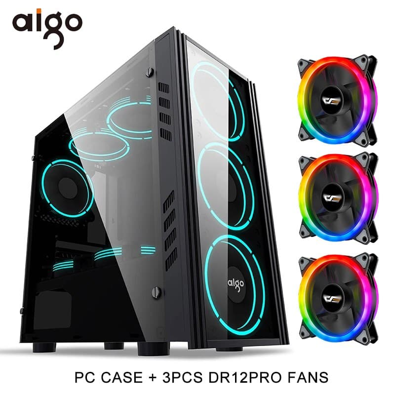 pc case and 3RGB Fan