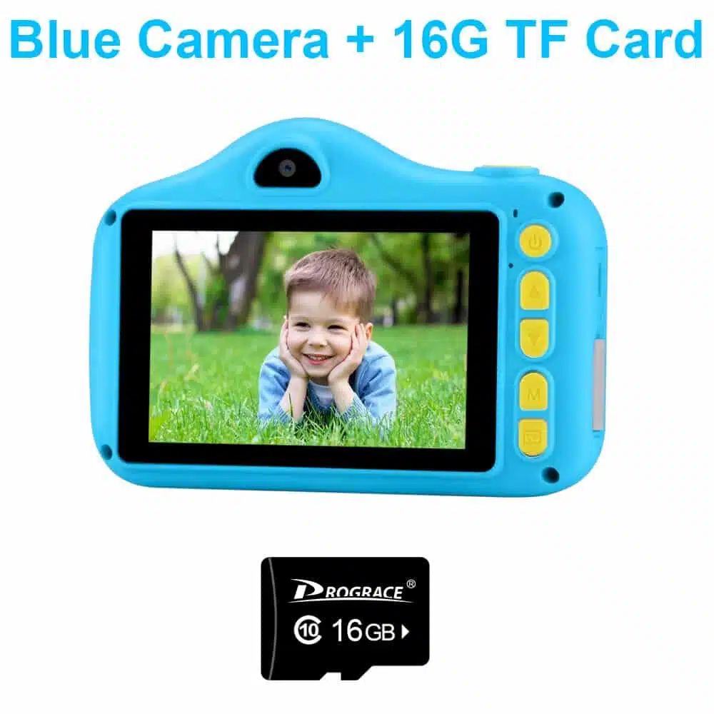 16G Card Blue Camera