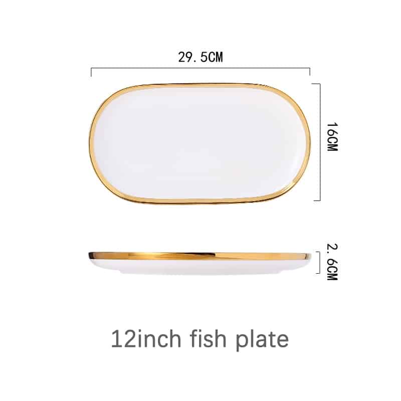 12 inch fish plate
