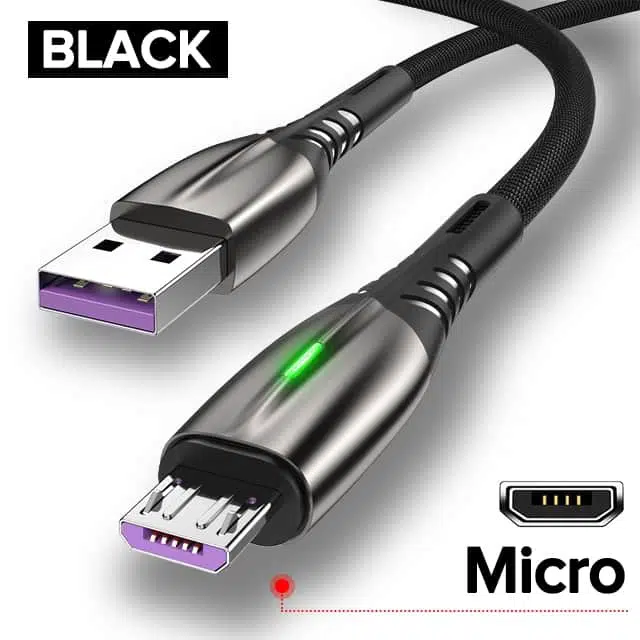 Black For Micro USB