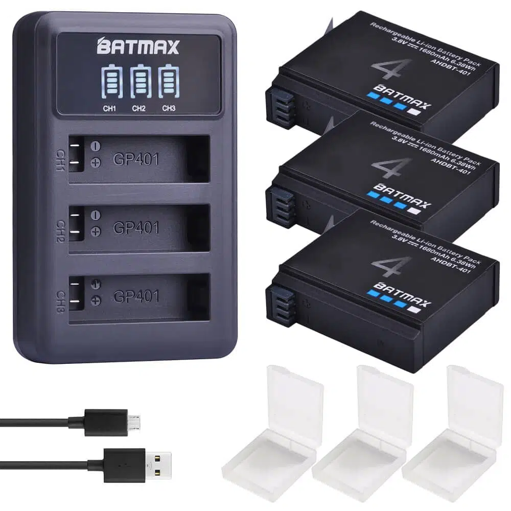 3 Battery 1 Charger