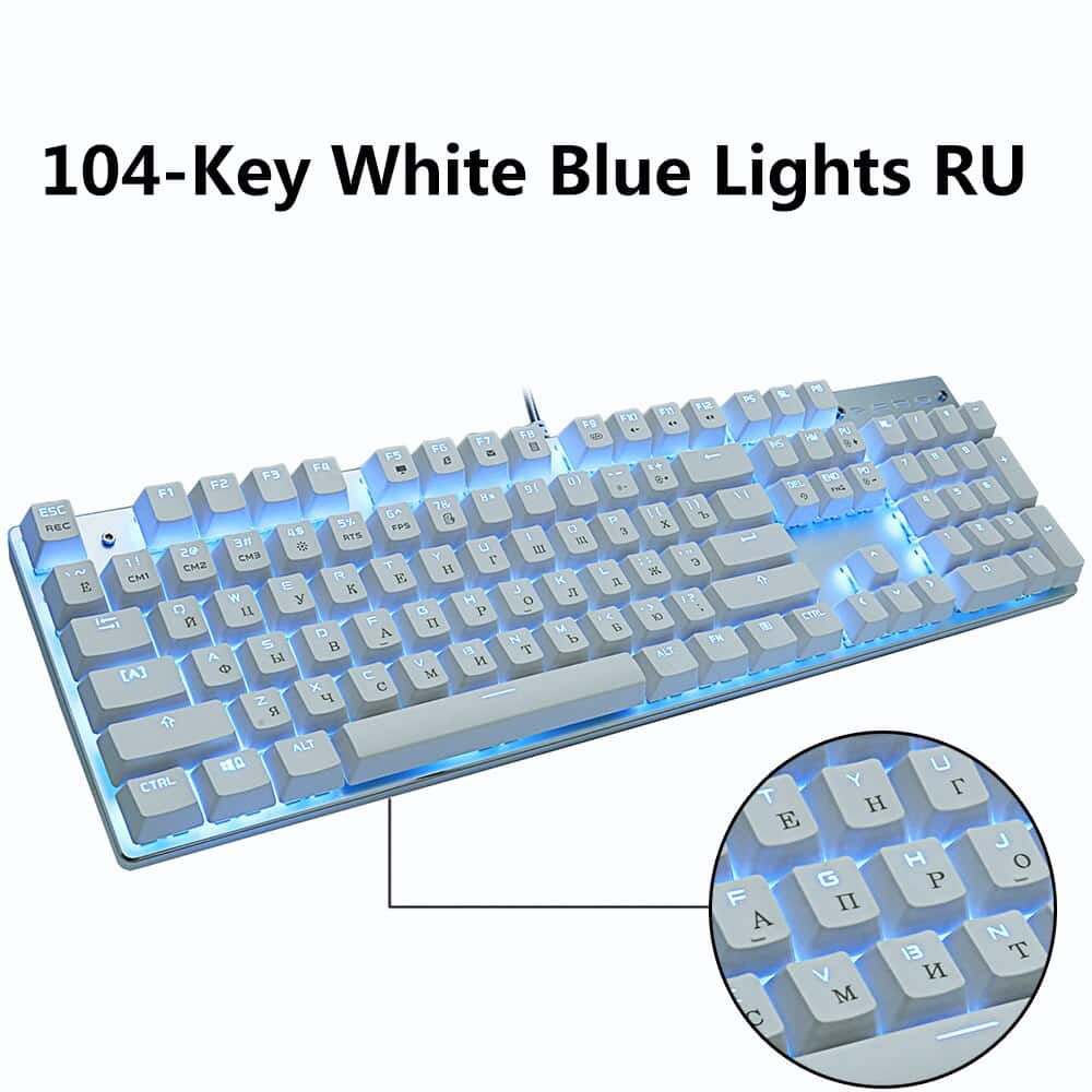 104 White blue LEDRU