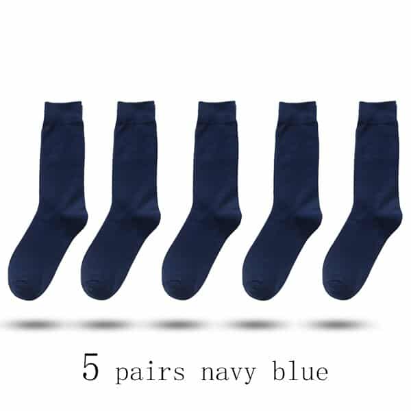 5 Pairs Navy Blue