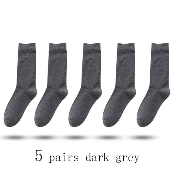 5 Pairs Dark Grey
