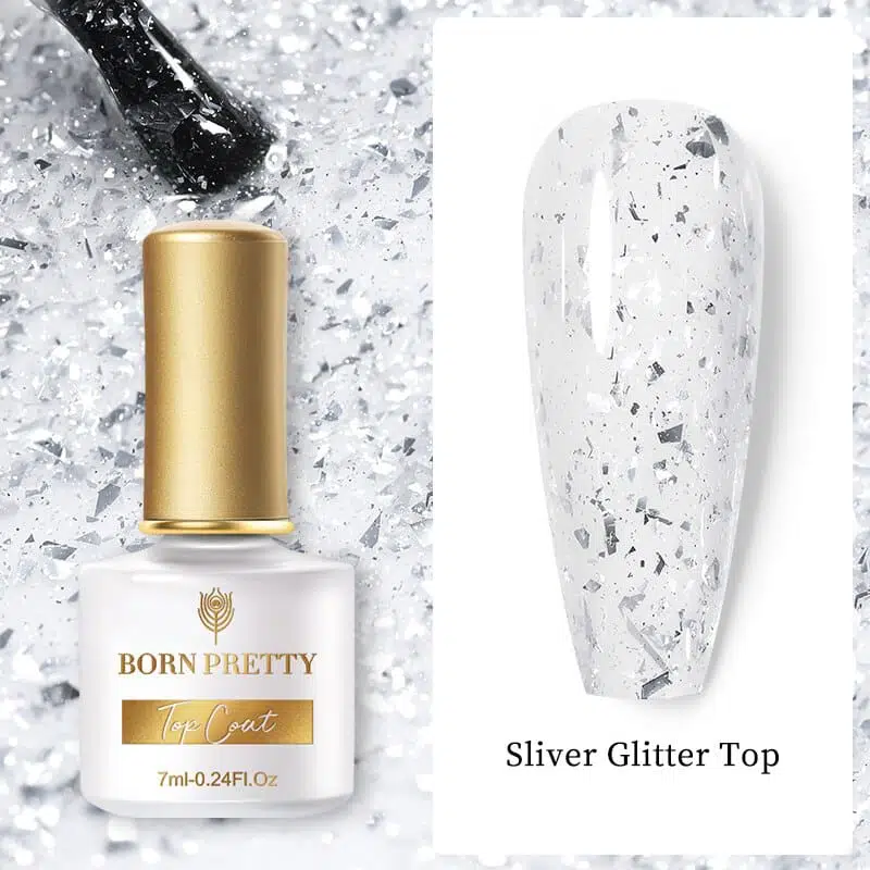 Silver Glitter Top