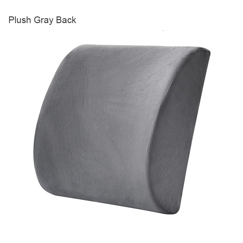 Plush Gray Back