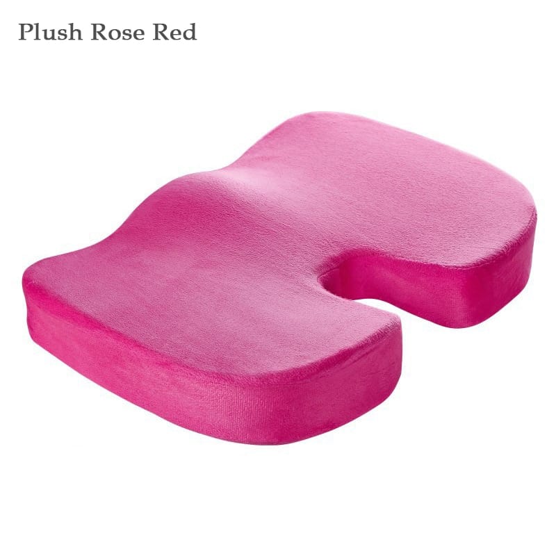 Plush Rose Red Seat