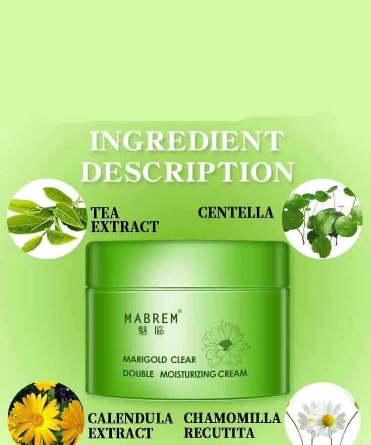 MABREM Moisturizing Cream Anti-Aging Whitening Wrinkle Removal Repair pores Relieves Rough And dry Calendula Firming Care 35g