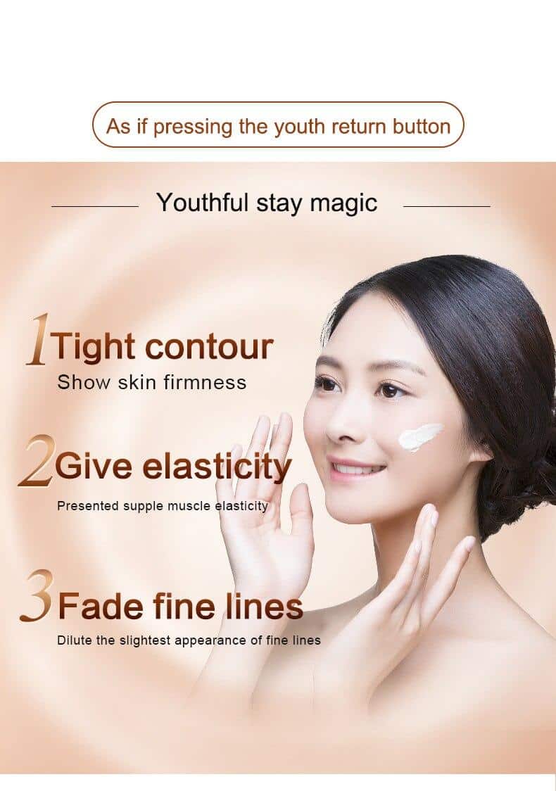 Fonce Korea Anti Aging Wrinkle Remover Face Cream Dry Skin Hydrating Facial Lifting Firming Day Night Cream Peptide Serum 50g