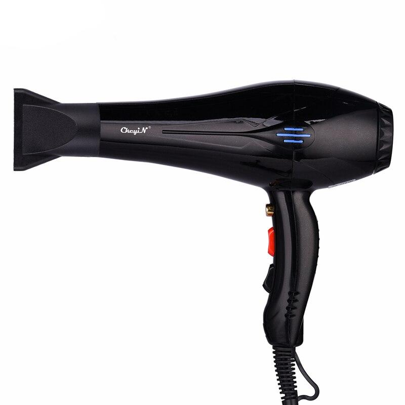 Professional 4000W Hair Dryer Large Power Hot Cold Hairdryer Negative Ion Blow Dryer 2 Collecting Nozzle 2 Speed 3 Heat Settings