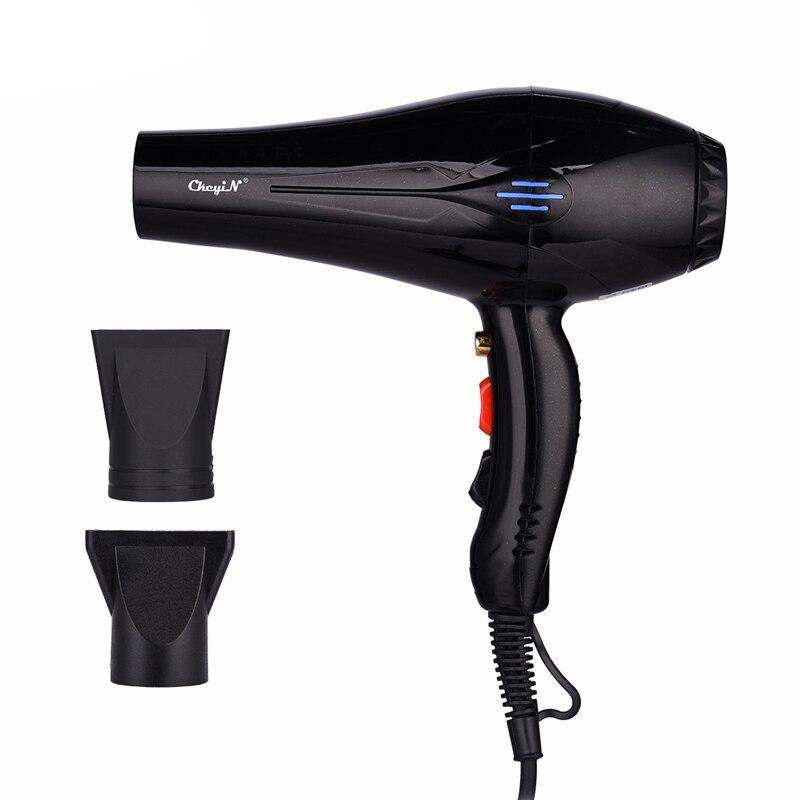 Professional 4000W Hair Dryer Large Power Hot Cold Hairdryer Negative Ion Blow Dryer 2 Collecting Nozzle 2 Speed 3 Heat Settings