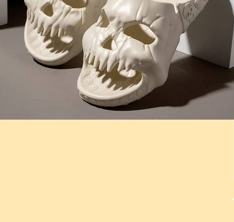 New Skull Design Men Slippers